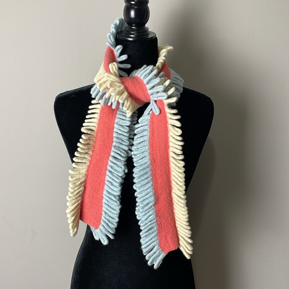 Anthropologie Sleeping on Snow Wool Scarf - NWOT